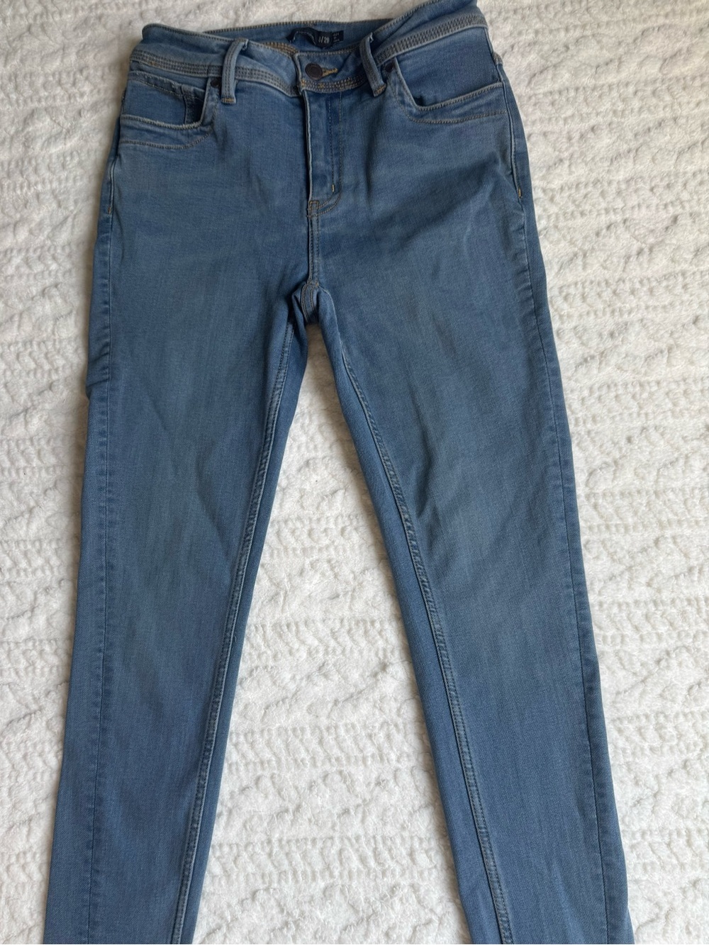 prAna High Rise Skinny Jeans Light Wash Stretch Denim Women's 8/29